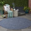 Nourison Positano Solid Indoor Outdoor Rug - 2 of 4
