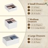 15-Drawer Dresser for Bedroom, Tall Chest Storage Organizer with Fabric Bins, Metal Frame & Wood Top, Hallway, Entryway - 4 of 4