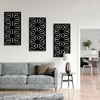 Dovelina Metal Outdoor Wall Sign Panels Decorative Screen - 3 Panels - 4 of 4