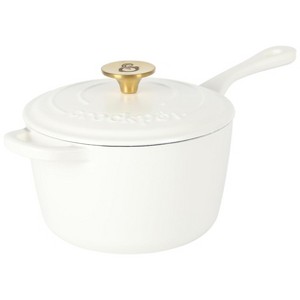 Crock-Pot Artisan 3 Quart Enameled Cast Iron Saucepan with Lid - 1 of 4