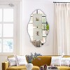 Chloe Lighting Reflection Horizontal Hanging Novelty Shaped Frameless Wall Mirror 24`` Width - 4 of 4