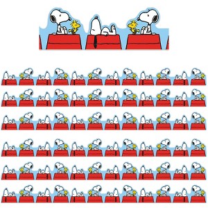 Eureka® Peanuts® Snoopy on Doghouse Extra Wide Die-Cut Deco Trim®, 37 Feet Per Pack, 6 Packs - 1 of 4