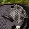 Petromax Cast Iron Pot Scrubber, Stainless Steel Chain Mail Skillet and Pan Cleaner Removes Burnt Residue on Cast or Wrought Iron Cookware - 4 of 4