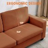 Modern Sofa, Oversized Corduroy Couch with Washable Cover, Deep Seat 3 Seater Couch with Wide Armrest, Comfy Cloud Sofa for Living Room - 4 of 4