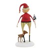Lori Mitchell 9.5 Inch Santa Claus &  Baby Comet Tree Reindeer Santa Figurines - 2 of 3