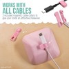 Smartish Magnetic Cord Holder - Cable Wrangler Desktop Organizer - 4 of 4