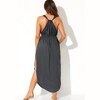 Swimsuits for All Women's Tenley Surplice Cover Up Maxi Dress (Plus Sizes Available) - 3 of 4