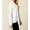 Women's V-Neck Blouse - LUMIERE - 2 of 4