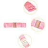Allegra K Womens Elastic Waist Belt Sequins Decor Metal Interlock Buckles Belts for Dresses 1 Pc - 2 of 4