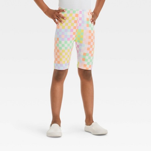 Checkered shorts outlet for girls