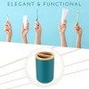 Evideco French Home Goods Elegant Toothbrush Holder with Bamboo Top - Modern Bathroom Organizer for Toothbrush & Toothpaste - 4 of 4