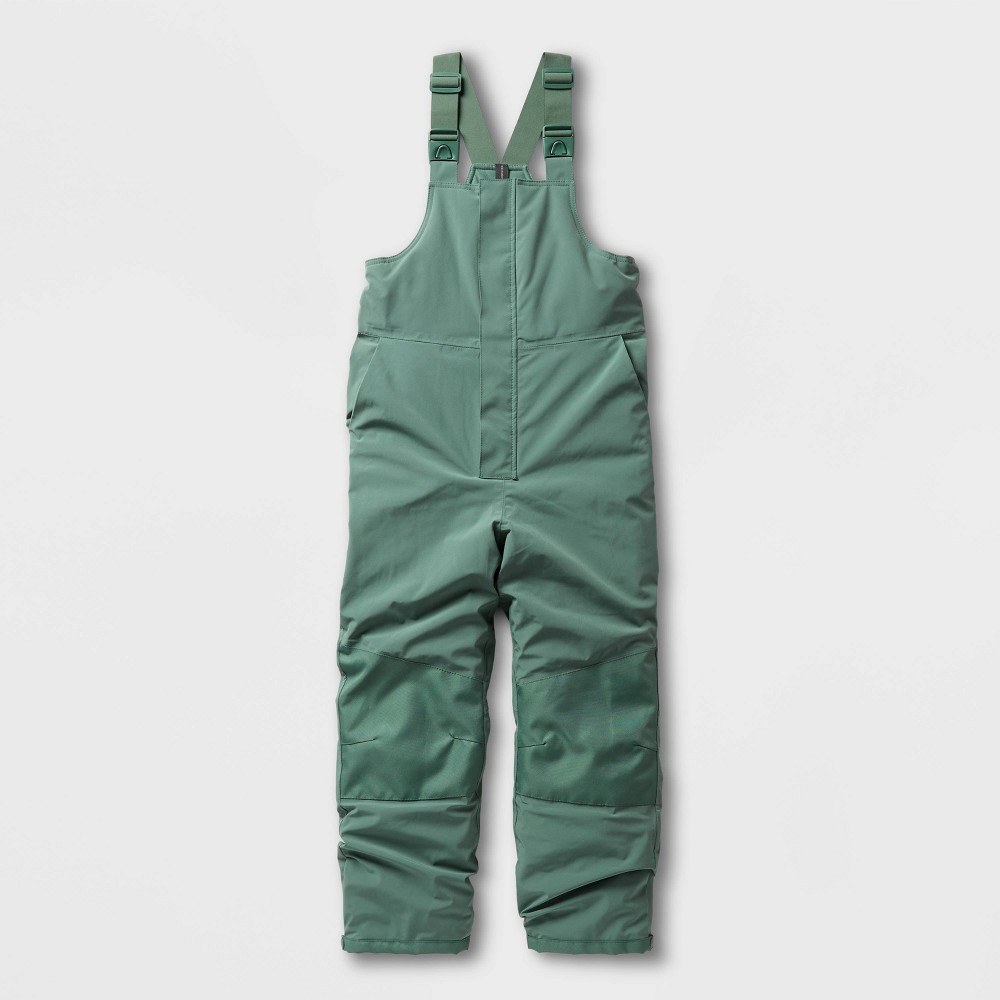 Kids' Waterproof Ski Bibs - All in Motion™ Green M Plus