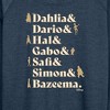 Women's - Disney - Dahlia, Darlo, Hal, Gabo, Safi, Simon, & Bazeema Lightweight French Terry Wide Neck Long Sleeve Shirt - 2 of 4