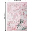 Modern Abstract Geometric Runner Rug - Machine Washable, Non-Slip, Rubberback, for Hallway & Living Room - 2 of 4