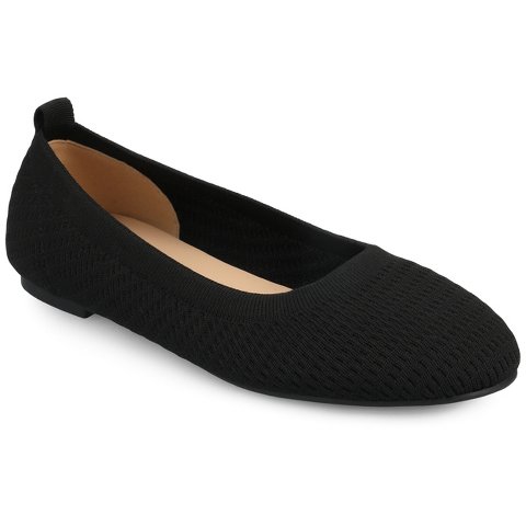 Женские платья Journee Collection Journee Women's Maryann Medium and Wide Width Dress Flats Black 9