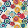 2pc Crosby Floral Outdoor Wicker Chair Cushions - Pillow Perfect - 4 of 4