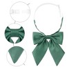 INSPIRE CHIC Women's Metallic Shiny Pre-tied Adjustable Strap Bow Ties - 3 of 4