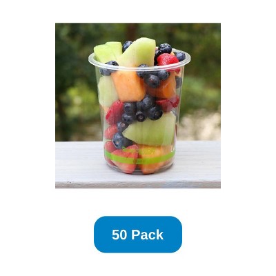 Responsible Products 32 oz Round Deli Container Compostable PLA - Pack of 50