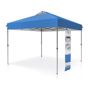 Captiva Designs 10’x10’ Instant Pop Up Canopy Tent – One-Push Setup with Vented Roof, Includes Storage Bag and Accessories - 1 of 4