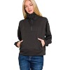 Women's Scuba Half Zip Pullover Sweater - ZENANA - 3 of 3