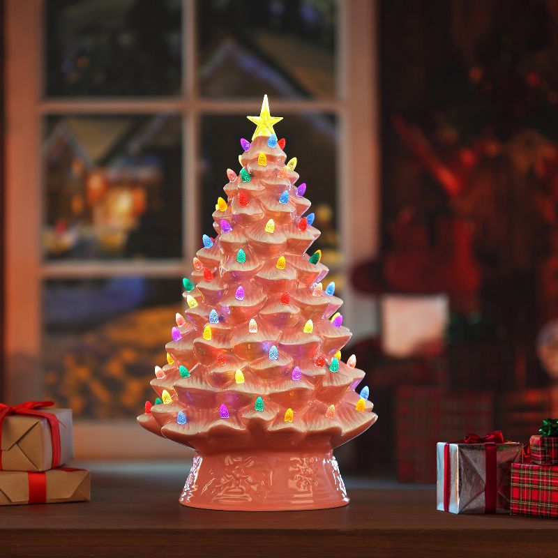 Mr. Christmas Large Nostalgic Ceramic LED Christmas Tree, 3 of 9
