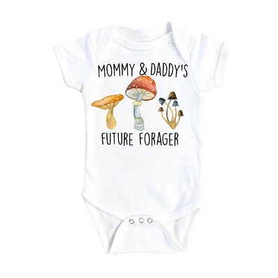 Mushroom Forager - Baby Boy Girl Clothes Infant Onesie® Funny Cute Newborn GS1
