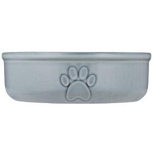 Mason Cash: Reactive Paw Pet Bowl - 7", 32oz - Blue Glaze, Dog Food-Water Dish - 1 of 4