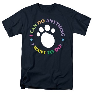 Blues Clues (Classic) I Can Do Anything! Adult T-Shirt Navy - 1 of 4
