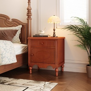 Vintage Nightstand End Table Sofa Side Table Accent Table Bed Beside Table Rustic Small Dresser - ModernLuxe - 1 of 4