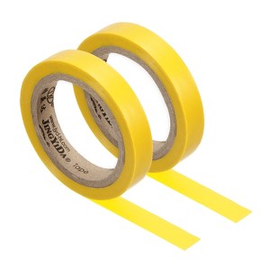 Unique Bargains PVC Thin Sticky Seal Tennis Badminton Racket Accessories Grip Finishing Tapes 26Ft 2 Pcs - 1 of 4