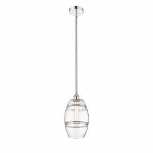 Vaz - 1 Light Stem Hung Mini Pendant In Industrial Style-9.38 Inches Tall and 8 Inches Wide - 1 of 1