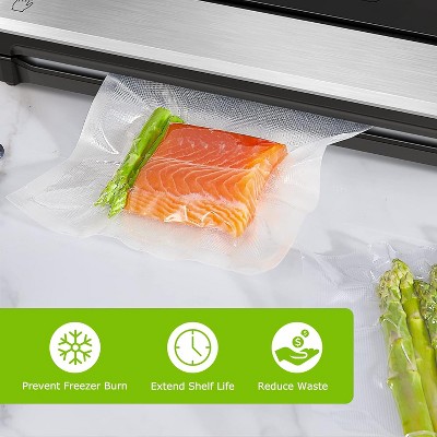Bonsenkitchen BPA Free Textured Vacuum Sealer Bags for Food Storage