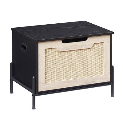 Storage Chest, Storage Bench with Safety Hinge, Wooden Entryway Bench, Shoe Bench, Large Storage Chest for Entryway, Bedroom, Living Room