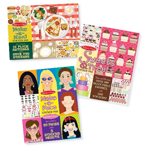 Melissa And Doug Fashion Make-A-Face Sticker Pad, 1 Unit - Harris Teeter