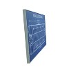 Gallery 57 24"x36" Football Field Floating Framed Wall Art Canvas - 4 of 4