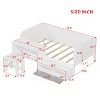 NicBex Twin Size Daybed with Storage Shelves and Lockers,Multi-Functional Bed with Study Desk and Matching Stool - 3 of 4