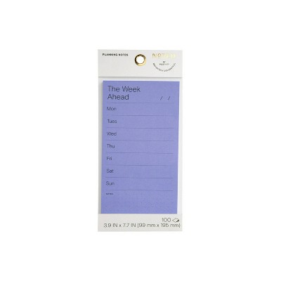 russell+hazel Memo - Adhesive notes - 4 in x 4 in - 50 sheets - ruled (pack of 3)