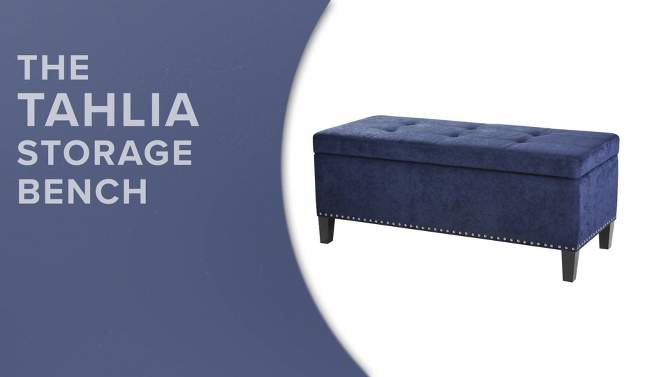 Tufted-Top Storage Ottoman, 2 of 11, play video