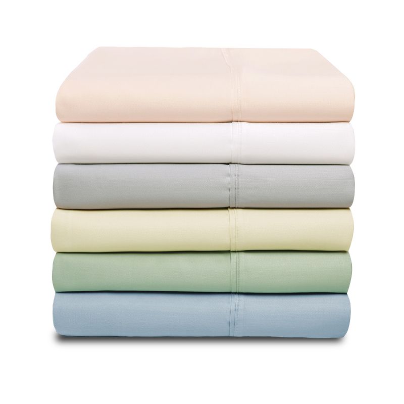 1000 Thread Count Solid Lyocell-Blend Pillowcase Set by Blue Nile Mills, 2 of 4