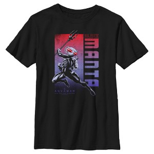 Boy's Aquaman and the Lost Kingdom Black Manta Portrait T-Shirt - 1 of 4