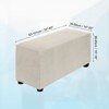 Unique Bargains Polyester Rectangular Stretchy Elastic Stool Cover - 2 of 4