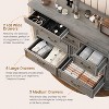 Jojoka 9 Drawers Dresser for Bedroom,Farmhouse Wood Chest of Drawers with Rustic Handle - 4 of 4