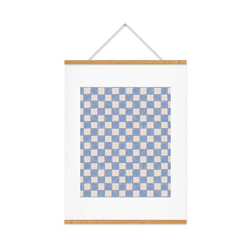 Schatzi Brown Alice Check Powder Art Print and Hanger - Society6 - image 1 of 2