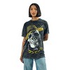 One Piece Live Action Oversized Straw Hat Skull & Crossbones Crew Neck Short Sleeve Men's Black T-shirt - image 4 of 4