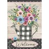 Briarwood Lane Garden Flag 12x18 For Outdoor Buffalo Check Watering Can Spring For Spring Garden Flag Flags For Outside - 3 of 4