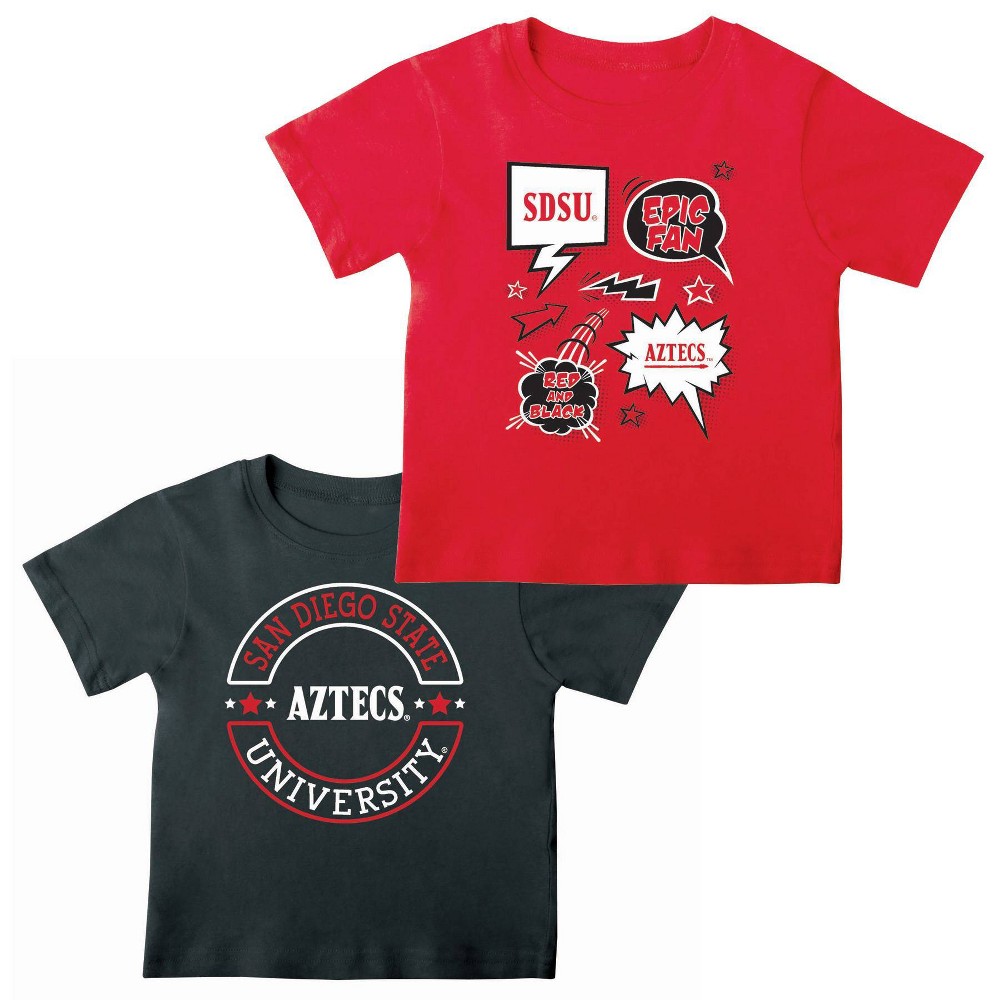 NCAA San Diego State Aztecs Toddler Boys 2pk T-Shirt