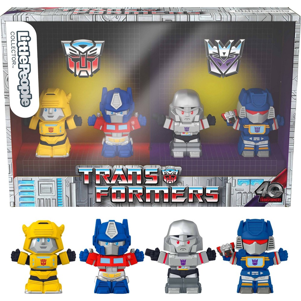 Fisher-Price Little People Collector Transformers Animated TV Show Special Edition Set - 4pk