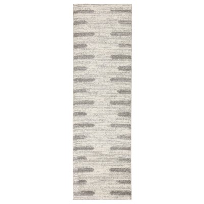 Oriental Weavers Verona 5605H Ivory/ Grey Indoor Area Rug - 2'3" x 7'6"