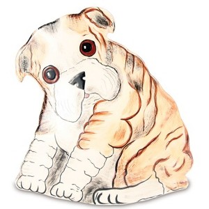 Pavilion Gift Company - Winston - English Bulldog - 7.5" Small Puppy Vase - Decorative Vases - 1 of 4