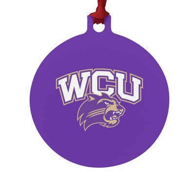 Western Carolina Primary Logo Aluminum Holiday Christmas Tree Ornament